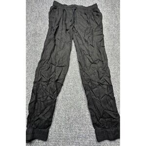 Azure Skies Pants Womens Medium‎ Drawstring Elastic Waist Jogger Pockets Rayon
